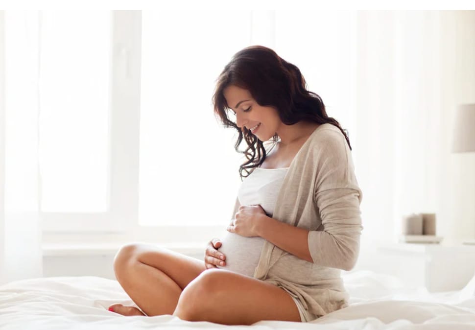 Ultrasound scan of a baby